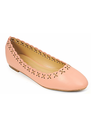 Giày Búp Bê Nữ Hoạ Tiết Hoa Đính Hạt Girlie S10551