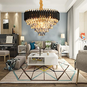 Đèn chùm pha lê MOGA trang trí nội thất hiện đại sang trọng