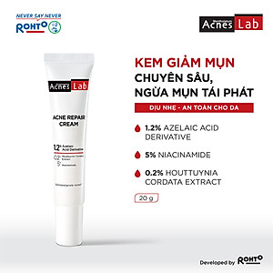 Kem dưỡng da giảm mụn chuyên sâu Acnes Lab Acne Repair Cream 20g