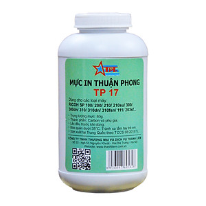 (BỘ 5 CHAI) Mực đổ Thuận Phong TP17 dùng cho máy in Ricoh SP 100/ 200/ 201/ 202/ 203/ 210/ 212/ 300/ 310/ 311/ 312 - Hàng Chính Hãng