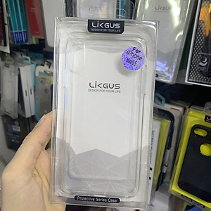 Ốp lưng iPhone Xs Max Likgus trong suôt - Hàng chính hãng