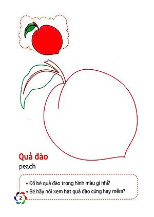 Sách Tập Tô Màu Và Nhận Biết Thế Giới Xung Quanh - Các Loại Quả
