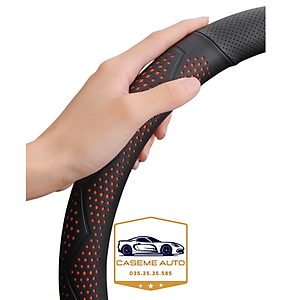 Bọc Vô Lăng Ô Tô 3D Da Nappa Cao Cấp Siêu Mỏng - Thiết Kế Lỗ Thoát Khí, Chống Trơn Trượt - Hàng Chính Hãng