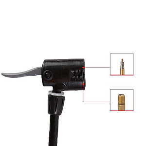 Bơm xe đạp, xe máy xách tay siêu nhẹ, áp suất 120 PSI, thân hợp kim siêu bền, hỗ trợ cả van Mỹ và van Pháp, bơm được cho tất cả các loại xe đạp bao gồm xe đua, xe địa hình, xe đạp đường trường