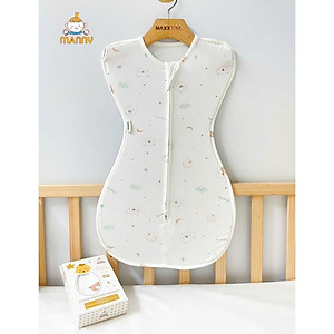 Nhộng Chũn Cotton Thun Lạnh MANNY Co Giãn, Mềm Mại Cho Bé Ngủ Ngon Có Khóa 2 Chiều [Mẫu Mới]