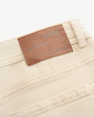 Quần jean nam màu Be Form Straight cropped - ROUTINE 10S25DPA018