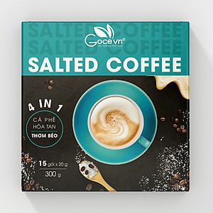 Salted Coffee Goce - Cafe Muối hòa tan 4 trong 1 - 300g (15 gói x 20g)
