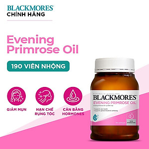 Viên Tinh Dầu Hoa Anh Thảo Hỗ Trợ Đẹp Da, Cân Bằng Nội Tiết Tố Blackmores Evening Primrose Oil Lọ 190 Viên