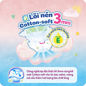 Tã dán Bobby Siêu thấm - khô thoáng size XS