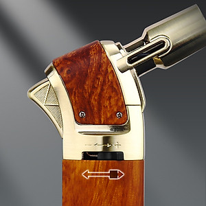 Vỏ Hộp Quẹt Bật Lửa Gas Honest BCH-538 Khò Mỏ Vịt 1 Tia Kèm Đục, Có Nút Chình To/Nhỏ Lửa - Nhiều Màu