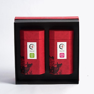 Hộp Quà Tặng Tri Kỷ Giấy-TRÀ VIỆT, Trà Thái Nguyên, Trà Ô Long