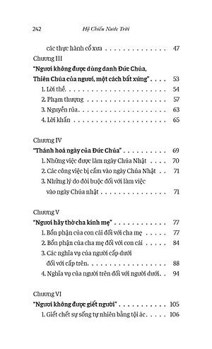 HỘ CHIẾU NƯỚC TRỜI