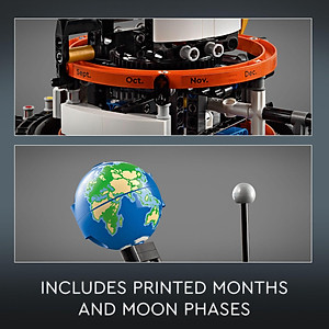 LEGO TECHNIC 42179 Đồ chơi lắp ráp Mô hình quỹ đạo trái đất và mặt trăng (526 Chi Tiết)