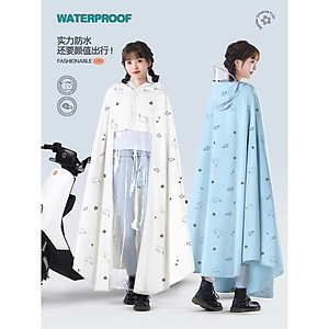 Áo Mưa Một Đầu Có Kính Che Mặt Bảo Vệ Toàn Thân Dày Dặn, Bền Chống Thấm Mưa Tuyệt Đối Phong Cách Thời Trang - HÀNG CHÍNH HÃNG MINIIN