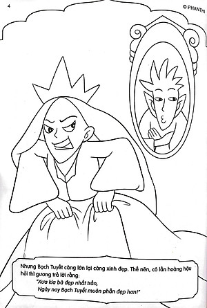 Sách Tô Màu Cổ Tích Công Chúa: Công Chúa Bạch Tuyết