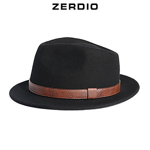 Mũ Phớt Nam Lông Cừu Úc, Nón Fedora Nam Vành Nhỏ Mr Mao Cao Cấp MP041