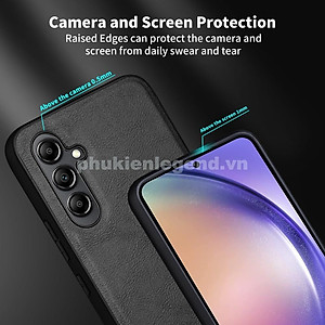 Ốp Lưng Da cho Samsung Galaxy A55 / A35 / A25 / A15 Hiệu X-Level Cao Cấp chống sốc tốt chống bụi bẩn chống mồ hôi dấu vân tay- hàng chính hãng