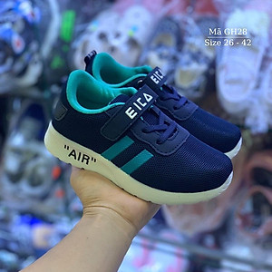 Giày thể thao bé trai 3 - 12 tuổi êm nhẹ thời trang chống trơn đi học chạy bộ phong cách Hàn GH28