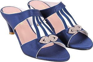 Dép Nữ Cao Gót Huy Hoàng HT7050 - Xanh