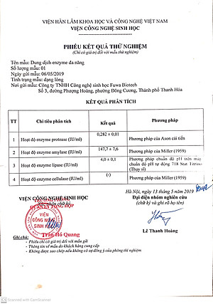 Nước ngâm rửa rau củ quả enzyme sinh học từ vỏ dứa Fuwa3e 3.8L