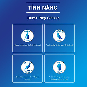 Bộ 2 Gel bôi trơn Durex Play Classic 50ml HSD2023 - Gel bôi trơn Durex cơ bản