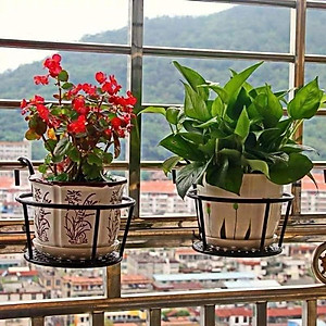 BỘ 5 KỆ ĐỂ HOA BAN CÔNG BẰNG SÁT -ĐEN