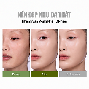 [MỚI] Kem Nền Serum Căng Bóng Glamrr Q Daily SkinTint Serum Vegan Foundation SPF50+/PA++++ (30ml) màu #01 sáng vừa
