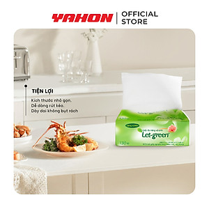 Combo Bao Giấy Vệ Sinh Đa Năng LET-GREEN 15*21cm, 130 Tờ/Bao