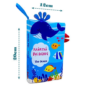 Sách Vải Tương Tác Cho Bé Đoán Đuôi Con Vật - Khám Phá Đại Dương