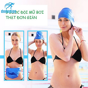 Nón bơi mũ bơi có nốt sần thoát nước nhanh CA32 chất liệu cao cấp cho người lớn, nam, nữ và trẻ em trên 8 tuổi - Hàng Chính hãng dododios