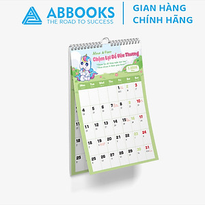 Lịch Treo Tường 2026 - Time Is A Gift - Thời Gian Là 1 Món Quà Chủ Đề Kỳ Lân - Kèm Sticker Trang Trí