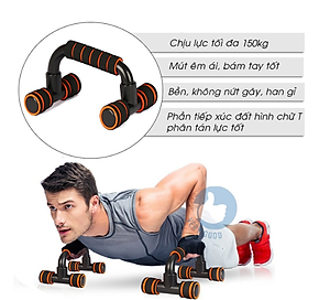 Dụng Cụ Hít Đất Chống Đẩy, Tập Cơ Bụng Chữ U, Dụng Cụ Tập Gym Tại Nhà Tiện Lợi - Hàng Loại 1 - Chính Hãng MINIIN