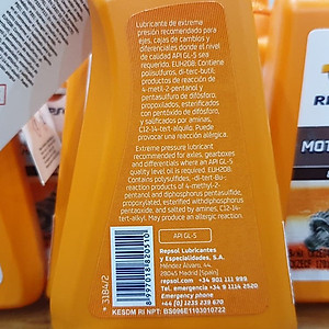 Nhớt Hộp Số Repsol Moto Gear Oil 80w90 – 120ml