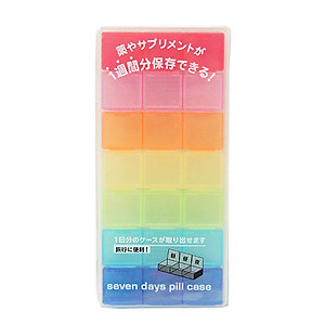 Hộp Nhựa Chia Thuốc 7 Ngày KOMONOYA -  Hàng Nội Địa Nhật Bản 