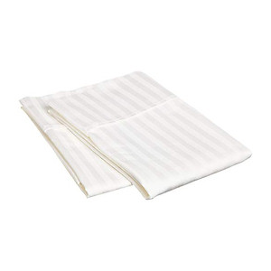 Cặp vỏ gối lông vũ Ánh Sao màu trắng sọc satin