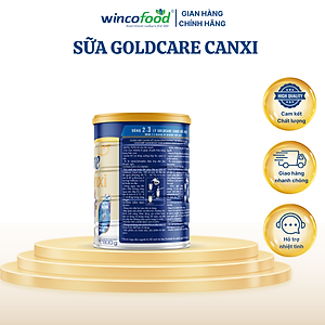 Sữa bột Wincofood GoldCare Canxi: dinh dưỡng ít béo ngừa tiểu đường, bổ sung canxi giúp xương chắc khỏe, MUFA, PUFA tốt cho tim mạch, phù hợp cho người từ 30 tuổi trở lên.