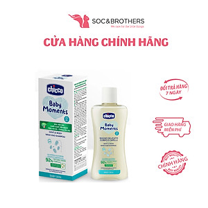Sữa Tắm Gội Chiết Xuất Yến Mạch 0M+ Chicco (200ml)