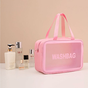 Túi đựng mỹ phẩm, đồ trang điểm đi du lịch trong suốt, chống thấm nước tiện dụng - HENRYSA