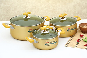 Bộ 3 Nồi Nhôm Anod Sunhouse SH6634