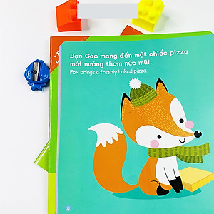 Sách - Combo 8 cuốn Ehon Toán Học Đầu Đời Cùng Con Học Toán - Song Ngữ Việt Anh  Cho Bé 0-3 Tuổi