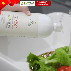 Nước ngâm rửa rau củ quả enzyme sinh học từ vỏ dứa Fuwa3e 1000ml / 100ml
