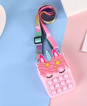 Túi ví Pop It Dễ Thương, Túi Trang Điểm hình unicorn siêu xinh