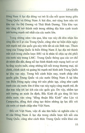 Chiến Lược Kết Nối Của Trung Quốc Với Các Nước Đông Nam Á Lục Địa Giai Đoạn Hiện Nay (Sách chuyên khảo) - Viện Hàn lâm Khoa học Xã hội Việt Nam - Viện Nghiên cứu Trung Quốc - TS. Trần Thị Hải Yến chủ biên