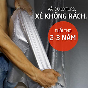Bạt phủ xe ô tô 3 lớp thông minh vải dù oxford áo trùm bảo vệ xe mitsubishi outlander che nắng,nóng,mưa