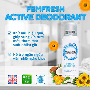 Dung dịch vệ sinh cho cả nữ và nam Femfresh Anh giúp làm sạch sẽ, thơm mát, ngăn ngừa viêm, ngứa, nấm phụ khoa - OZ Slim Store 