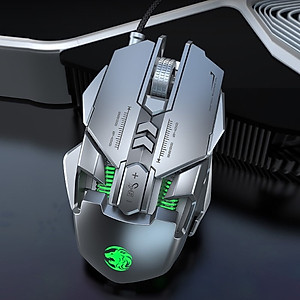 Chuột cơ gaming led RGB 6400DPI MK300 mechanical Gaming mouse Esport cho máy tính laptop hàng nhập khẩu