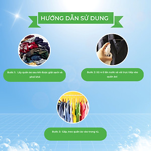 Xả Vải Khô Dạng Xịt Công Nghệ Sinh Học ECOHOME 100ml Hương Ban Mai Vỏ Xanh Làm Mềm Vải Khử Mùi Mồ Hôi, Lưu Hương Cả Ngày