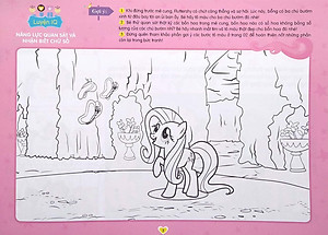 My Little Pony - Tập Tô Màu Sáng Tạo 4Q - Vườn Cổ Tích Vui Nhộn