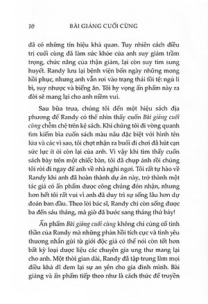 Sách Bài Giảng Cuối Cùng