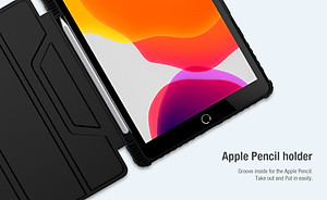 Bao da cao cấp cho iPad 10.2 inch 2019/2020 hàng chính hãng Nillkin Bumper Leather có nắp bảo vệ camera